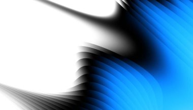 Soyut dijital fraktal model. Soyut fütüristik görüntü. Beyaz arkaplanda soyut ifade biçimi.