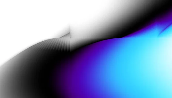Абстрактний Цифровий Фрактальний Візерунок Абстрактна Виразна Форма Білому Тлі — стокове фото