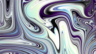 Soyut dijital fraktal model. Psikedelik dalgalı doku. Plazma yüzeyi. Plasma yüzeyi.