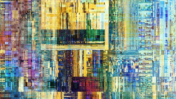 Abstrakt Textur Med Artefakter Codec Imitation Grunge Datamoshing Mönster Aspektförhållande — Stockfoto