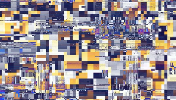 Abstracte Patroon Abstract Futuristisch Geometrisch Fractal Beeld Horizontale Achtergrond — Stockfoto