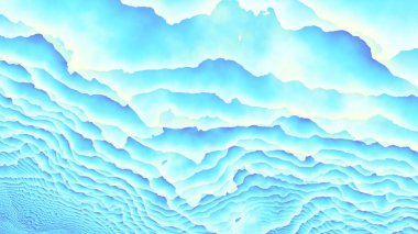 Soyut dalgalı desen. Yatay yönelim.