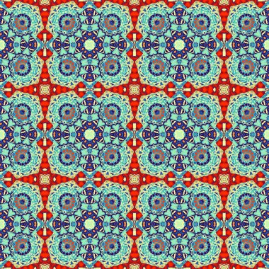 Soyut model. Düzenli kare dekoratif arka plan. Kusursuz desen. Klasik mozaik sanat modeli.