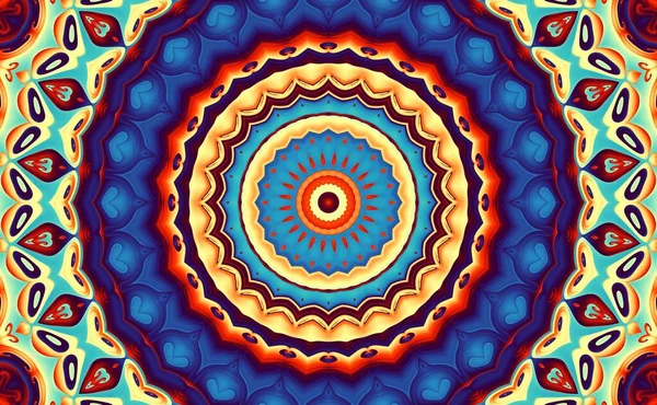 Abstracte Patroon Decoratieve Mandala Achtergrond Naadloos Patroon Vintage Mozaïek Kunst — Stockfoto