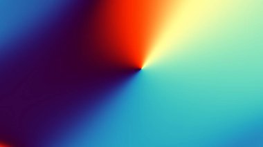 Soyut dijital fraktal model. Soyut fütüristik eğilim. Görünüm oranı 16: 9 olan yatay arkaplan