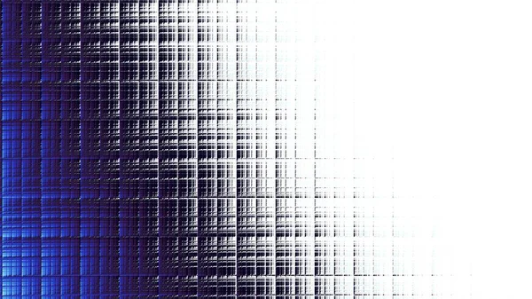 Patrón Fractal Digital Abstracto Patrón Con Líneas Delgadas Fondo Horizontal —  Fotos de Stock