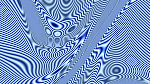 Abstract Digitaal Fractal Patroon Psychedelische Golvende Textuur Horizontale Achtergrond Met — Stockfoto