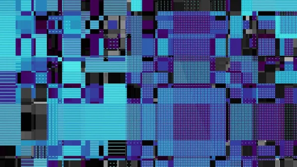 Abstract Digitaal Fractal Patroon Abstract Futuristisch Technologiebeeld Horizontale Achtergrond Met — Stockfoto