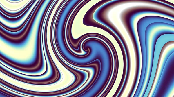 Spiral Ile Soyut Dijital Fraktal Desen Görünüm Oranı Olan Yatay — Stok fotoğraf
