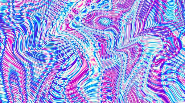 Abstract Digitaal Fractal Patroon Horizontale Achtergrond Met Beeldverhouding Psychedelische Golvende — Stockfoto