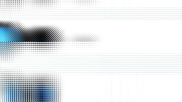 Abstraktní Digitální Fraktál Abstraktní Geometrická Grunge Textura Horizontální Pozadí Poměrem — Stock fotografie