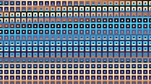 Abstrakcyjny Cyfrowy Wzór Fraktalny Streszczenie Geometrycznej Struktury Grunge Poziome Tło — Zdjęcie stockowe