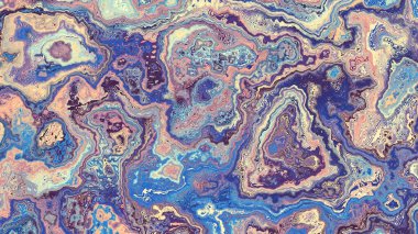 Soyut dijital fraktal model. Soyut mermer dokusu. Görünüm oranı 16: 9 olan yatay arkaplan