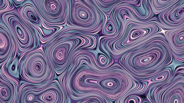 Abstract Digital Fractal Pattern Psychedelic Wavy Texture Horizontal Background Aspect — Stock Photo, Image