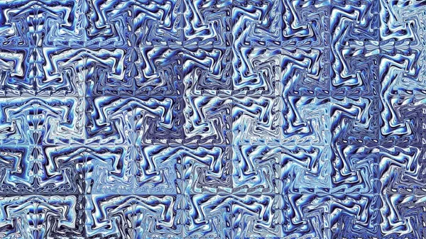 Modèle Fractal Numérique Abstrait Texture Ondulée Psychédélique Fond Horizontal Avec — Photo