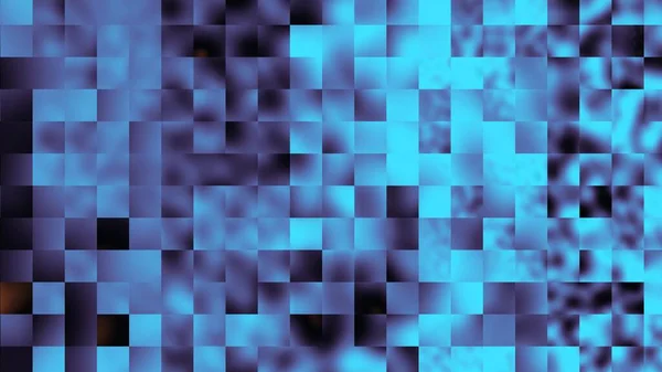 Patrón Fractal Digital Abstracto Textura Tecnología Geométrica Abstracta Fondo Horizontal — Foto de Stock