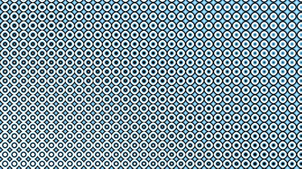 デジタル フラクタル パターン 抽象的な背景 小さな円モザイクタイルのテクスチャ 縦横比16 9の水平背景 — ストック写真