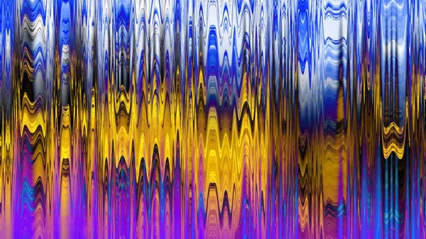 Abstract Digitaal Fractal Patroon Psychedelische Golvende Textuur Grunge Glitch Achtergrond — Stockfoto