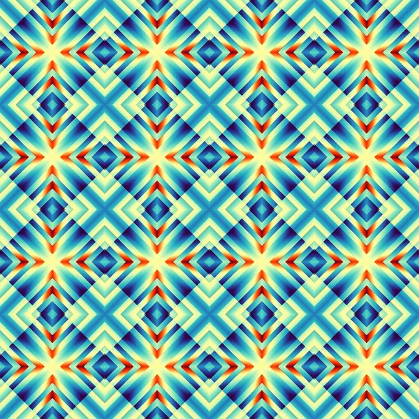 Абстрактный Цифровой Фрактальный Рисунок Бесшовный Геометрический Орнамент — стоковое фото