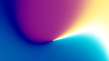 Soyut dijital fraktal model. Soyut dijital fraktal model. Geleceğe dönük eğilim.