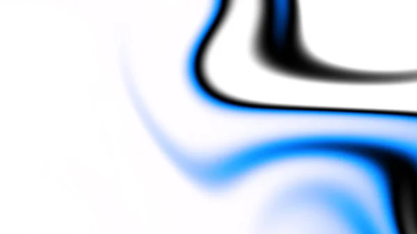 Patrón Fractal Digital Abstracto Blur Línea Ondulada Azul Sobre Fondo —  Fotos de Stock