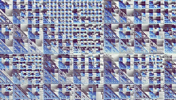 Patrón Fractal Digital Abstracto Textura Futurista Grunge — Foto de Stock