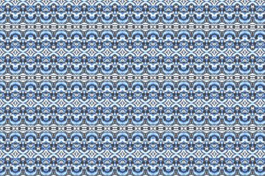 Soyut dijital fraktal model. Yatay oryantasyon. Soyut klasik süs dokusu.