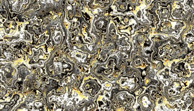 Soyut dijital fraktal model. Yatay oryantasyon. Mermer dokusunun taklidi.