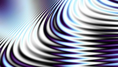 Soyut dijital fraktal model. Yatay yönelim.