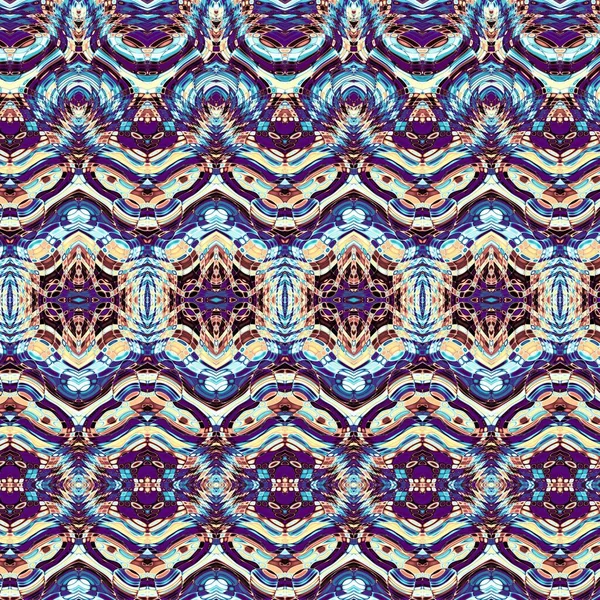 Padrão Fractal Digital Abstracto Textura Ornamental Vintage Abstrato Padrão Ornamento — Fotografia de Stock