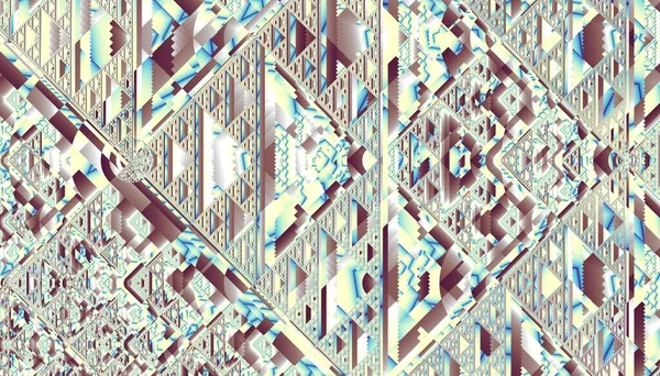 Αφηρημένο Ψηφιακό Φράκταλ Μοτίβο Φουτουριστικό Grunge Αφηρημένη Υφή Οριζόντια Κατεύθυνση — Φωτογραφία Αρχείου