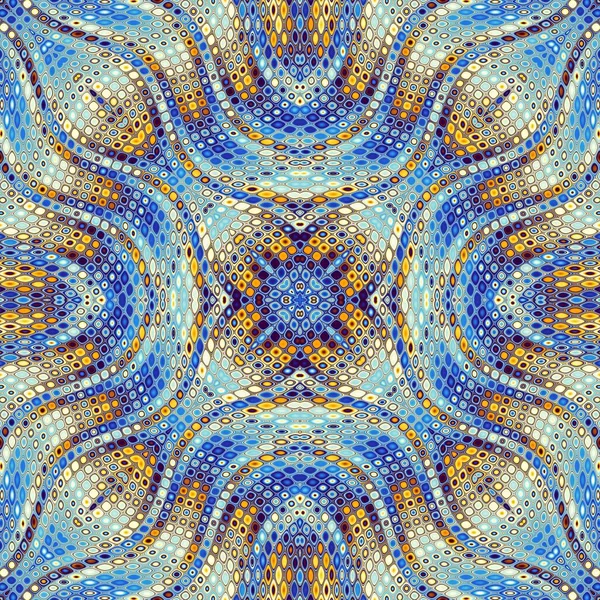 Αφηρημένο Ψηφιακό Φράκταλ Μοτίβο Συμμετρικό Διακοσμητικό Μοτίβο — Φωτογραφία Αρχείου