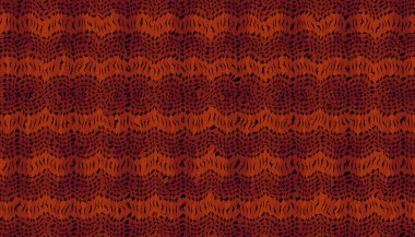 Soyut dijital fraktal model. Afrika etnik tarzında yatay yönelim modeli. Kabile süsü.