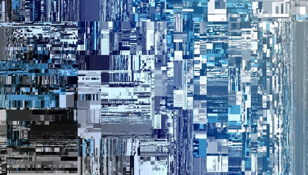 Abstract Digitaal Fractal Patroon Horizontale Oriëntatie Abstract Futuristisch Beeld — Stockfoto