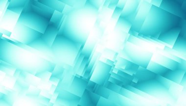 Soyut geometrik fraktal desen. Yatay yönelim.