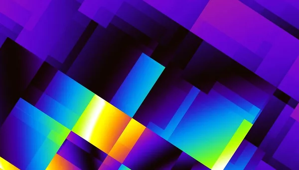Soyut geometrik fraktal desen. Yatay yönelim.