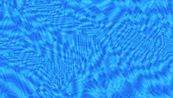 Modèle Fractal Géométrique Abstrait Bleu Orientation Horizontale — Photo