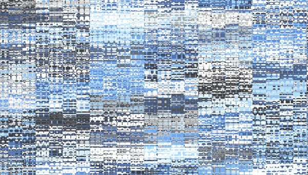 Patrón Fractal Digital Abstracto Orientación Horizontal Textura Poli Baja — Foto de Stock