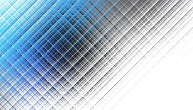 Soyut dijital fraktal model. Çapraz şeritli desen.