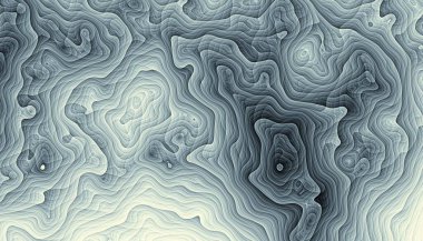 Soyut dijital fraktal model. Dalgalı doku.