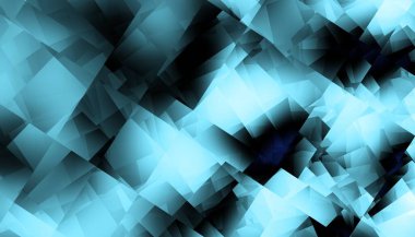 Soyut dijital fraktal model. Düşük polimerli doku.