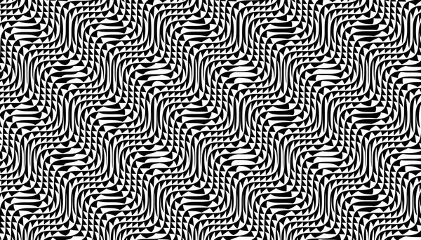 Abstract Digitaal Fractal Patroon Zwarte Witte Golvende Textuur — Stockfoto
