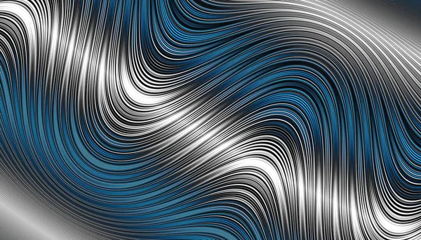 Abstract Digital Fractal Pattern Wavy Texture — Stock Photo, Image