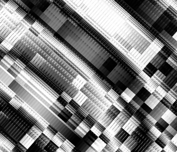 Patrón Fractal Digital Abstracto Patrón Con Tiras Diagonales Textura Poli —  Fotos de Stock