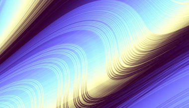 Soyut dijital fraktal model. Dalgalı doku. Yumuşak ince çizgi dokusu.