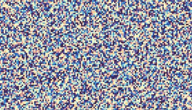 Soyut dijital fraktal model. Rastgele renkli piksellerin dokusu.