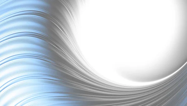 Αφηρημένο Ψηφιακό Φράκταλ Μοτίβο Κυματιστή Εικόνα Λευκό Φόντο — Φωτογραφία Αρχείου