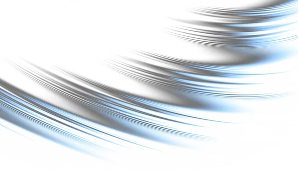 Абстрактний Цифровий Фрактальний Візерунок Хвилясте Зображення Білому Тлі — стокове фото