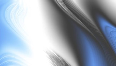 Soyut dijital fraktal model. Yatay yönelim.