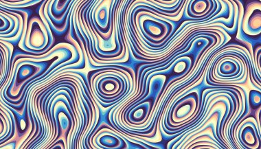 Soyut dijital fraktal model. Psikedelik dalgalı doku.